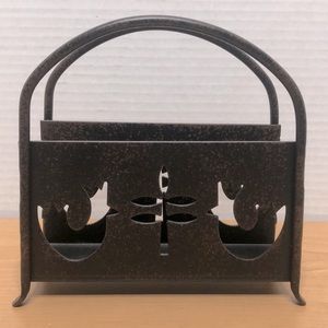 Vintage Rooster Napkin Holder